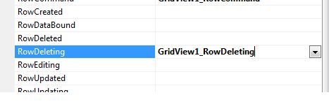Select Gridview